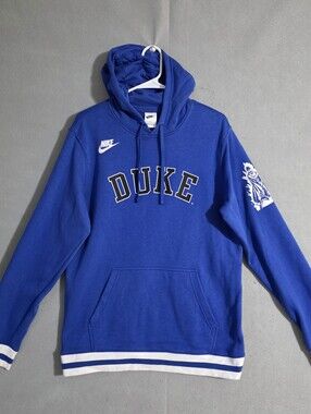 Nike Mens Duke Blue Devils Retro Fleece Pullover Hoodie Size Large